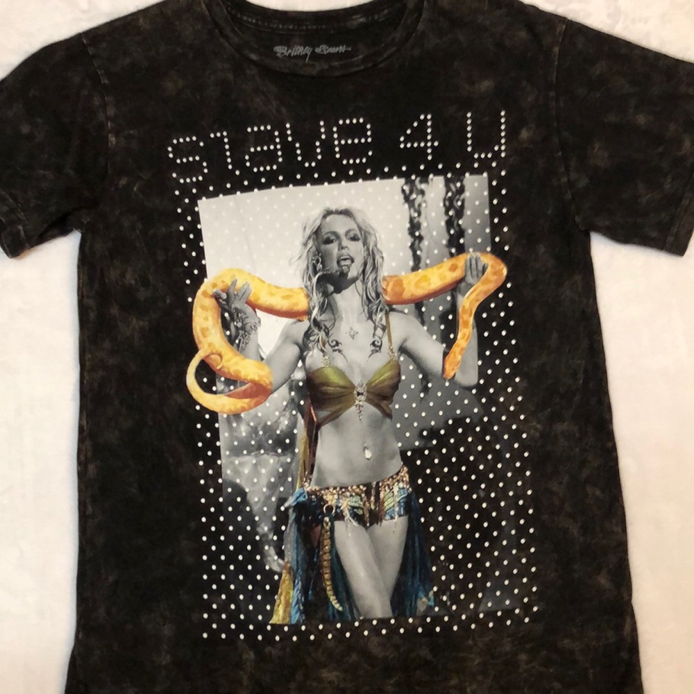 MEDIUM Brittany Spears "Slave 4 U" Tee